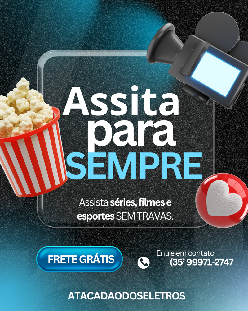 ZERO MENSALIDADES - ÚLTIMO DIA DE PROMOÇÃO - BTV PLUS MULTICANAIS + CONTROLE POR COMANDO DE VOZ