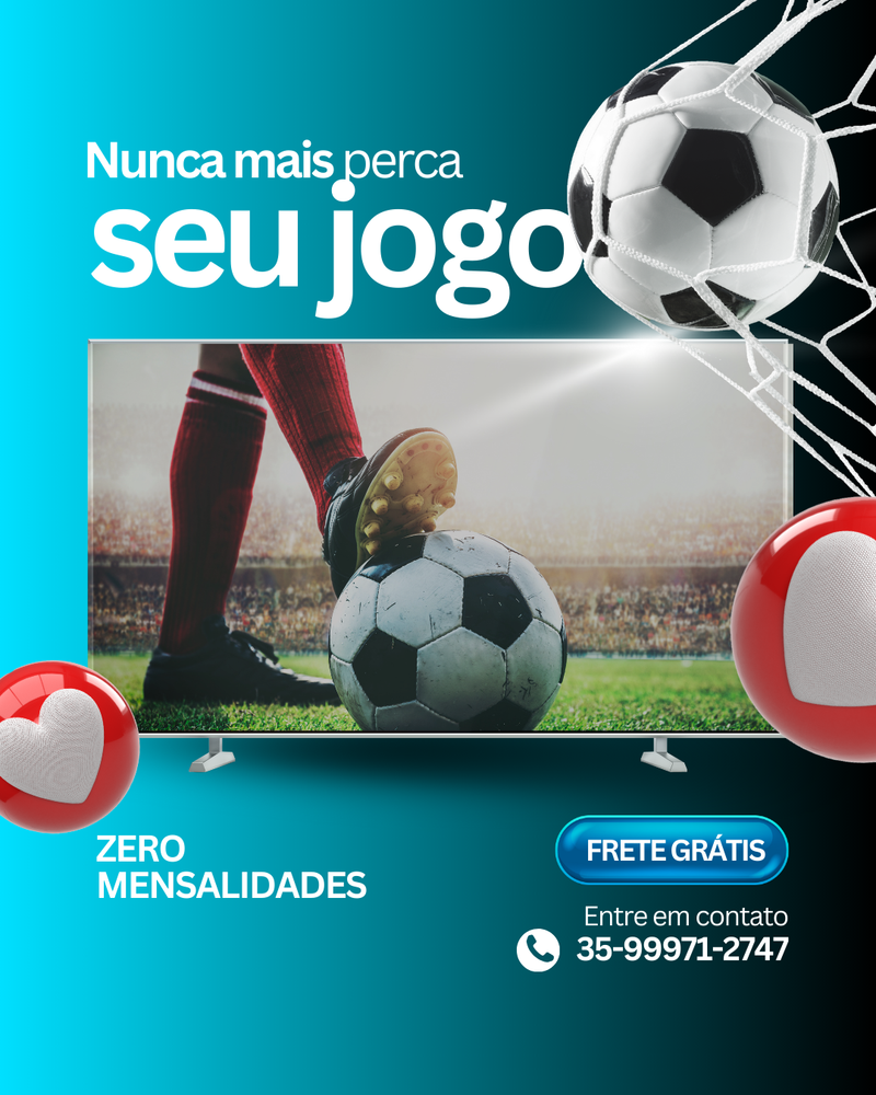 ZERO MENSALIDADES - ÚLTIMO DIA DE PROMOÇÃO - BTV PLUS MULTICANAIS + CONTROLE POR COMANDO DE VOZ
